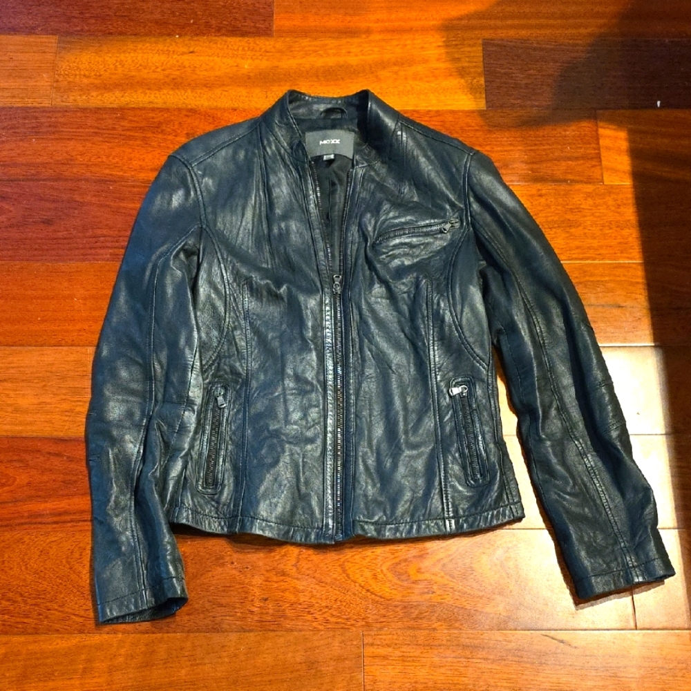 Mexx Black Lambskin Jacket